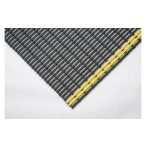   Csúszásmentes ipari szőnyeg, 10 m-es tekercs, szélesség 1000 mm, fekete-sárga