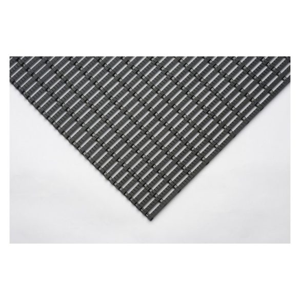 Csúszásmentes ipari szőnyeg, 10 m-es tekercs, fekete, szélesség 600 mm