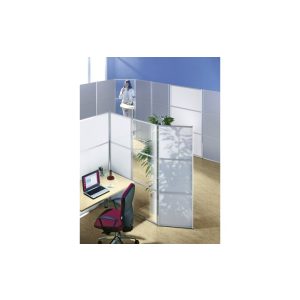 Office - Állítható fal- és paravánrendszer, egyrétegű biztonsági üveg, üvegtiszta