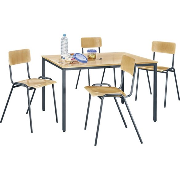 Univerzális ülőgarnitúra, 1 asztal és 4 szék
