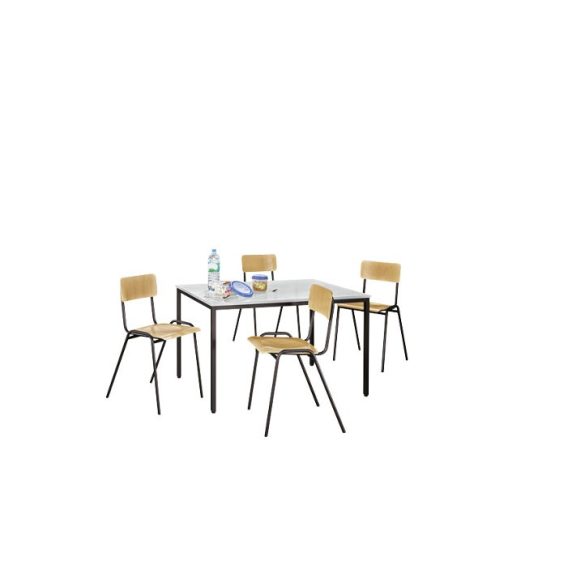 Univerzális ülőgarnitúra, 1 asztal és 4 szék