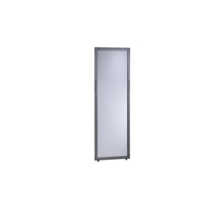 Válaszfal, füstszínű akrilüveg, ma x szé 1950 x 650 mm, palaszürke keret