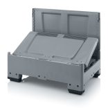 Összecsukható 4 lábas műanyag konténer 1200x800x1000 mm