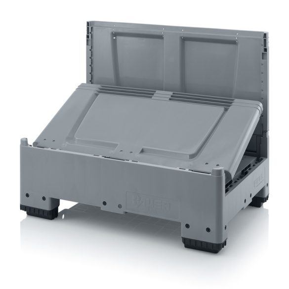 Összecsukható 4 lábas műanyag konténer 1200x800x1000 mm