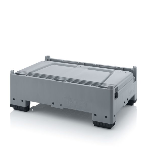 Összecsukható 4 lábas műanyag konténer 1200x800x1000 mm