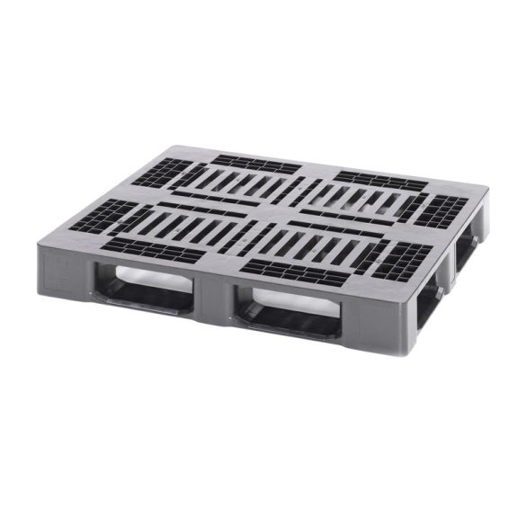 MPHD 12105 OS Közepes műanyag raklap perem nélkül 1200x1000 mm