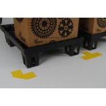 GEToolbox Vágott L alakú flexibilis padlójelölő szalag  50 mm széles