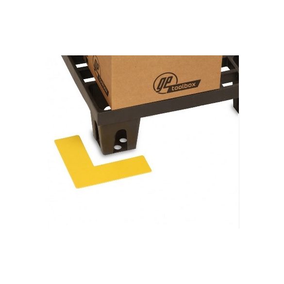 GEToolbox Hosszú L alakú flexibilis padlójelölő 50 mm széles
