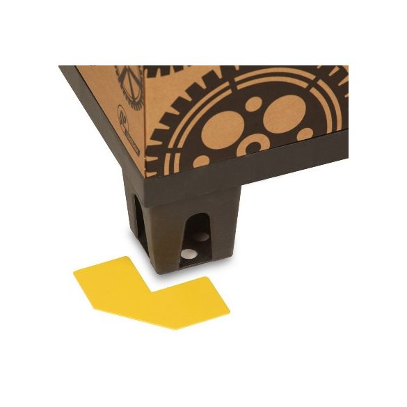 GEToolbox Vágott L alakú vastag padlójelölő szalag 50 mm széles