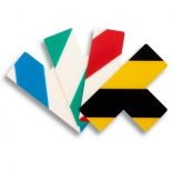 GEToolbox T alakú kétszínű vastag padlójelölő 50 mm széles