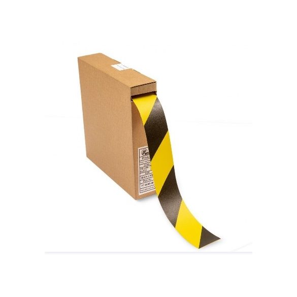 GEToolbox Tartós kopásálló kétszínű padlójelölő szalag 50 mm széles 50 m