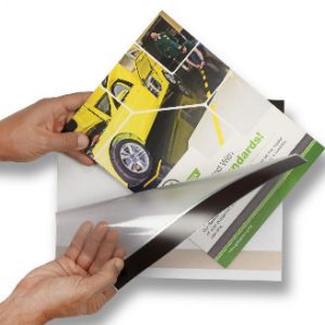 GEToolbox öntapadó design dokumentumtartó álló A4 (kék)