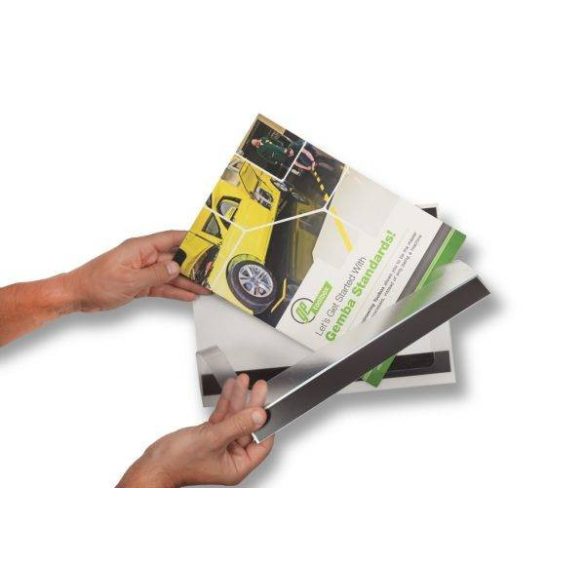 GEToolbox mágneses Quick change design dokumentumtartó fekvő A3 