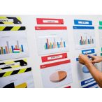   GEToolbox mágneses Quick change design dokumentumtartó álló A4 