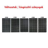  Olaj, zsírálló álláskönnyítő gumiszőnyeg - 1 hosszú 2 rövid perem 1500x900x12,5 mm