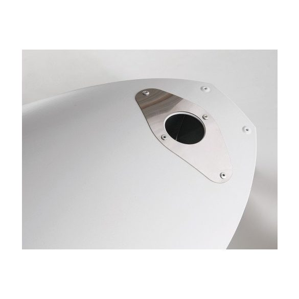 Ovális hulladéktároló hamutartóval, 50 L, 540x326x1060 mm