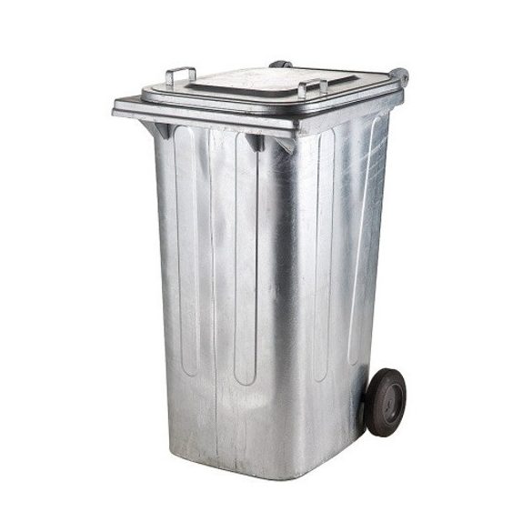 240 literes fém kerekes szemetes kuka