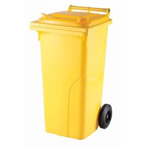 120 literes kerekes szemetes kuka (sárga)