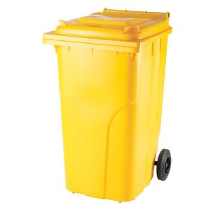 240 literes kerekes szemetes kuka (sárga)