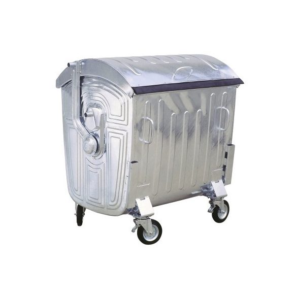  1100 L-es fém nagyméretű szeméttároló hulladékgyűjtő konténer (1,25 mm-es anyagból)