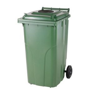 240 literes kerekes műanyag üveg hulladékgyűjtő bedobónyílással