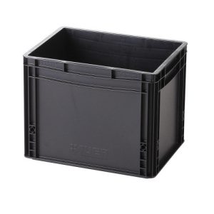 Műanyag ESD  tároló doboz 400x300x320 mm