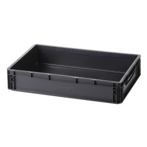 Műanyag ESD  tároló doboz 600x400x120 mm