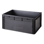 Műanyag ESD  tároló doboz 600x400x220 mm 