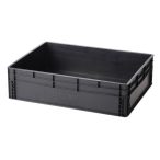 Műanyag ESD  tároló doboz 800x600x220 mm 