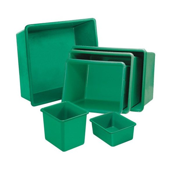Üvegszövetbetétes edény 700 L, 1180x830x800 mm (zöld)