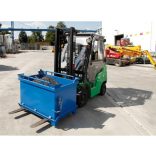 1000 literes fém láda nyitható aljjal, 1500x1080x970 mm