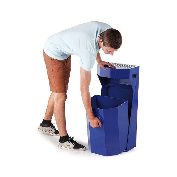 50 literes fém hulladékgyűjtők, 50 L, 846x380x301 mm