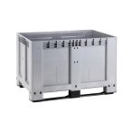   Akkumulátor tároló konténer, 2 talppal 1200x800x800 mm 520 L