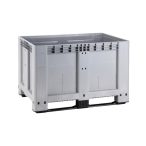   Akkumulátor tároló konténer, fedél és ADR nélkül  2 talppal 1200x800x800 mm 520 L
