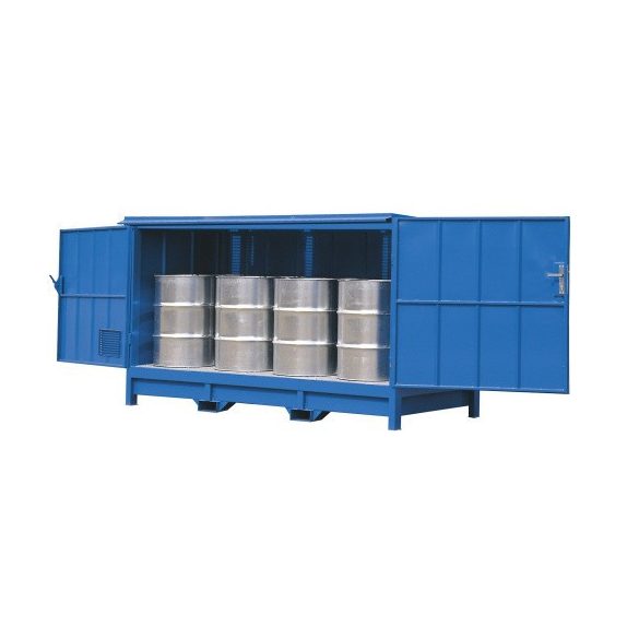 Zárható IBC tároló konténer 2900x1400x2000 mm