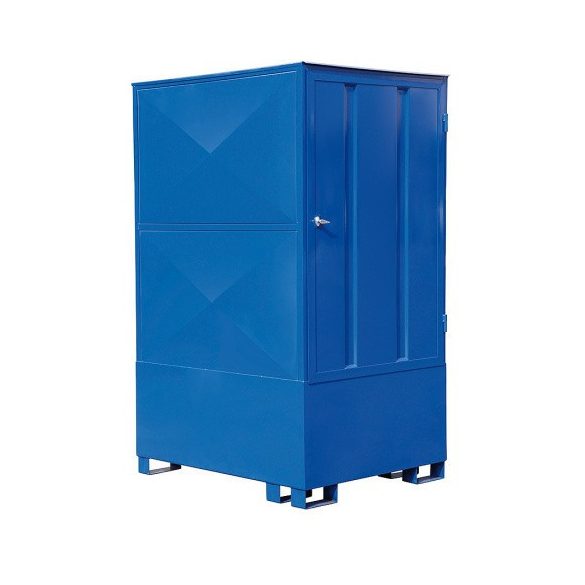 Zárt gyűjtőkád IBC tartályhoz, 1200x1520x2450 mm, 1000 L