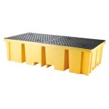 Gyűjtőkád 2 IBC konténerre, 2340x1225x610 mm, 1150 L