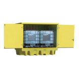 Fedett kármentő 2 db IBC tartálynak