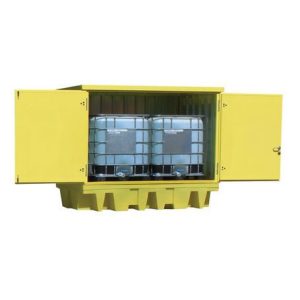 Fedett kármentő 2 db IBC tartálynak