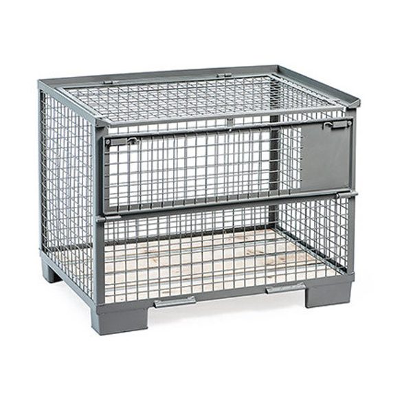 Szabványos gitterbox fedéllel 1240x835x970 mm