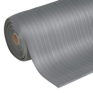 Álláskönnyítő ipari gumiszőnyeg bordázott felülettel, szélesség: 600 mm