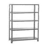 Salgópolc 2,5 m magas 1200x400 mm 5 polc alapállvány