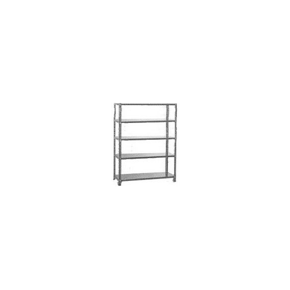 Salgópolc 2,5 m magas 1200x400 mm 5 polc alapállvány