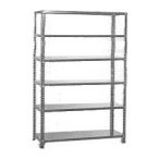 Salgópolc 2,5 m magas 1200x600 mm 6 polc alapállvány