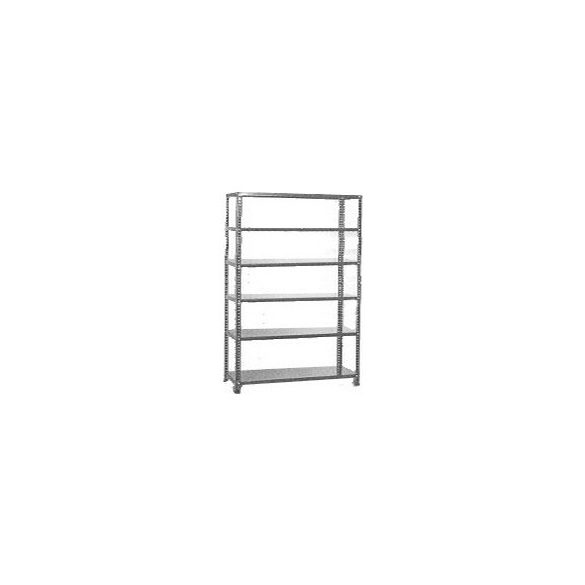 Salgópolc 2,5 m magas 1200x600 mm 6 polc alapállvány