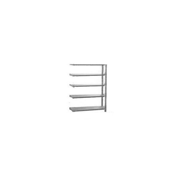 Salgópolc 2,5 m magas 1200x600 mm 5 polc bővítő állvány