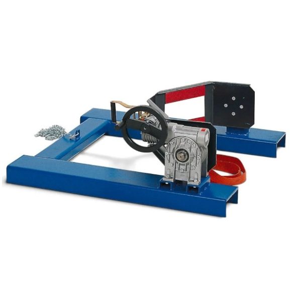 Hordóforgató villástargonca adapter 60-220 L hordókhoz (festett)
