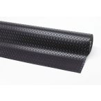   Csúszásgátló gumi futószőnyeg, bordás lemez optikával, 910 mm x 22,8 m, fekete 