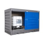   Depó típus 8 db 200 literes hordóhoz vagy 2 db 1000 literes IBC-hez, műanyag 