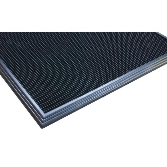 Fertőtlenítő szőnyeg, természetes gumi, fekete, 450 x 600 mm